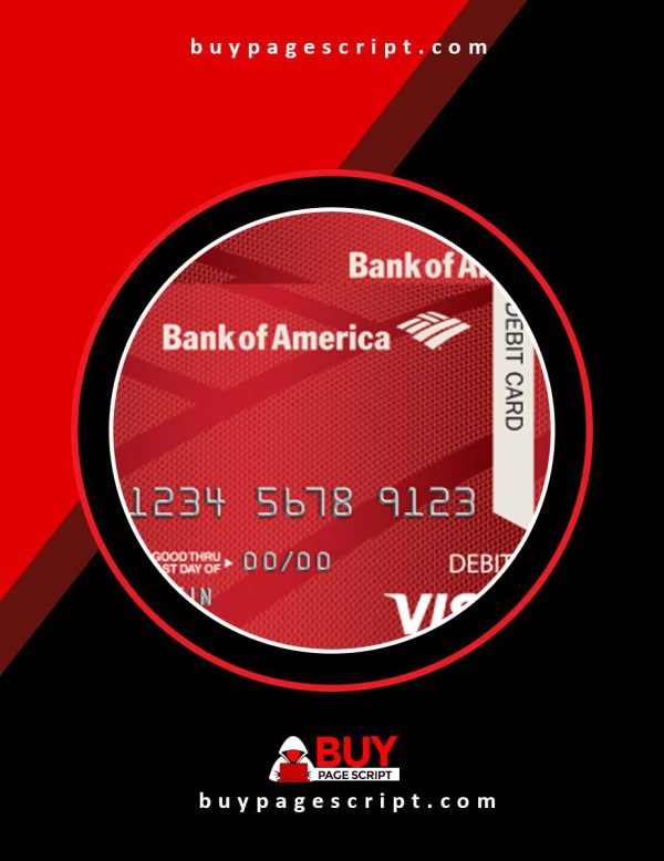 USA Debit Card, Visa Card: