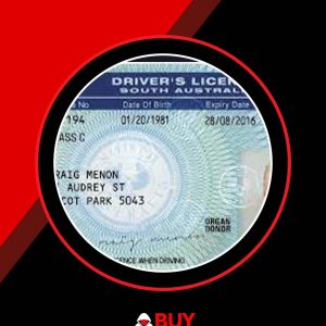 Fresh HQ Australian Drivers License DL Scan