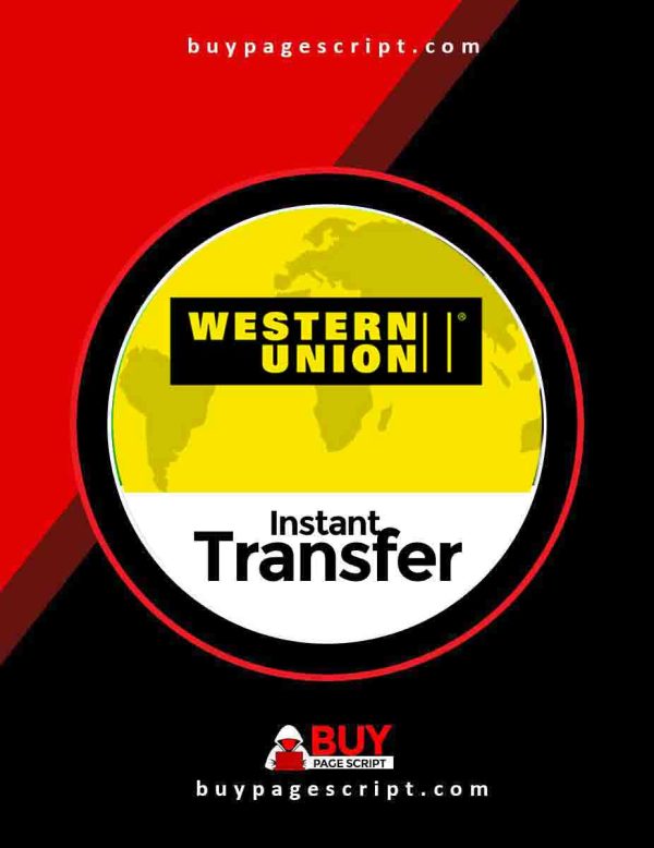 Purchase $1500 Instant WesternUnion Transfer